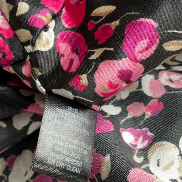 WHBM White House Black Market Tiered Ruffle Floral Dress Size 2 Pink - Picture 11 of 11